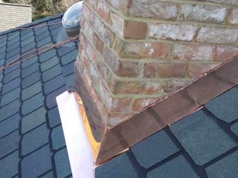 Chimney Flashing Installation — Charlotte — A&W Roofing, Charlotte, NC | Roof Replacement & Repair Contractor
