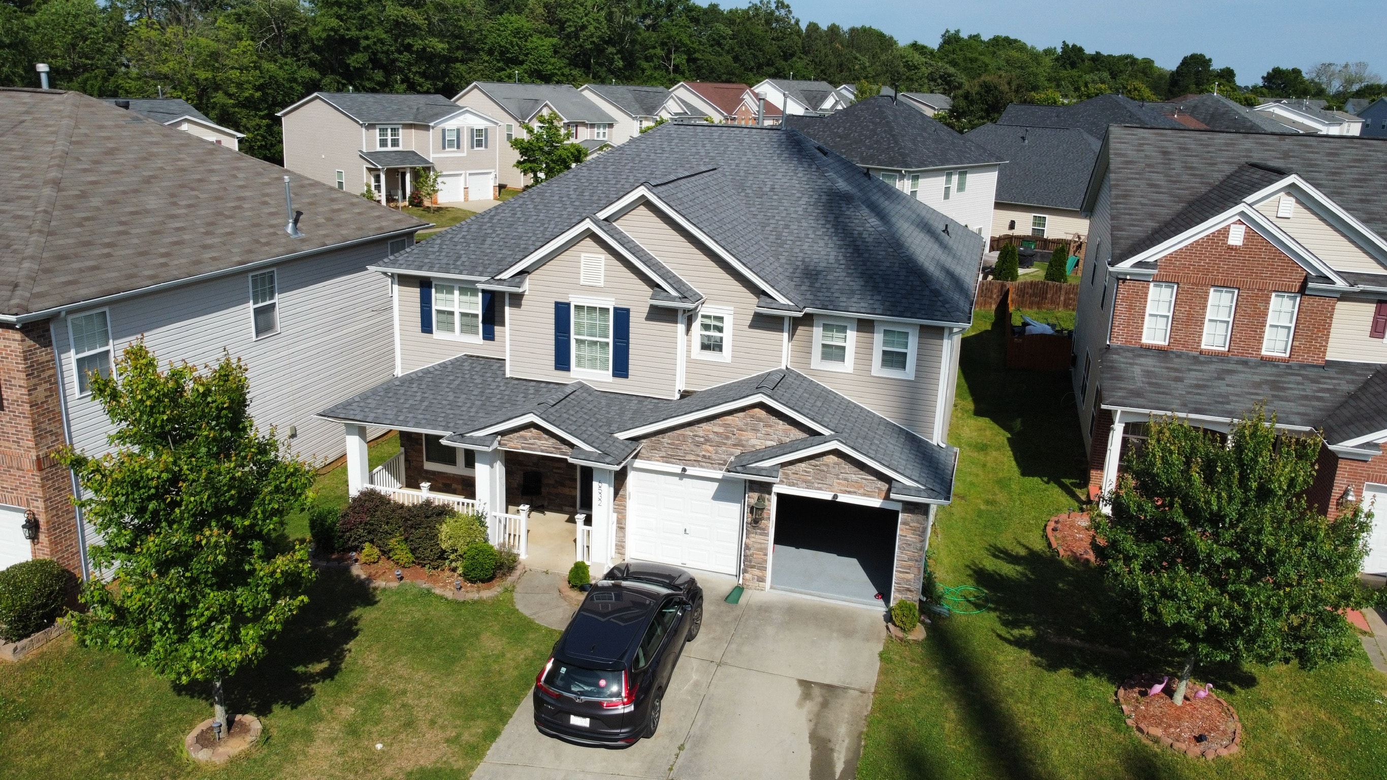 Neighborhood Roof Replacement — Concord, NC — A&W Roofing, Concord, NC | Roof Replacement & Repair Contractor