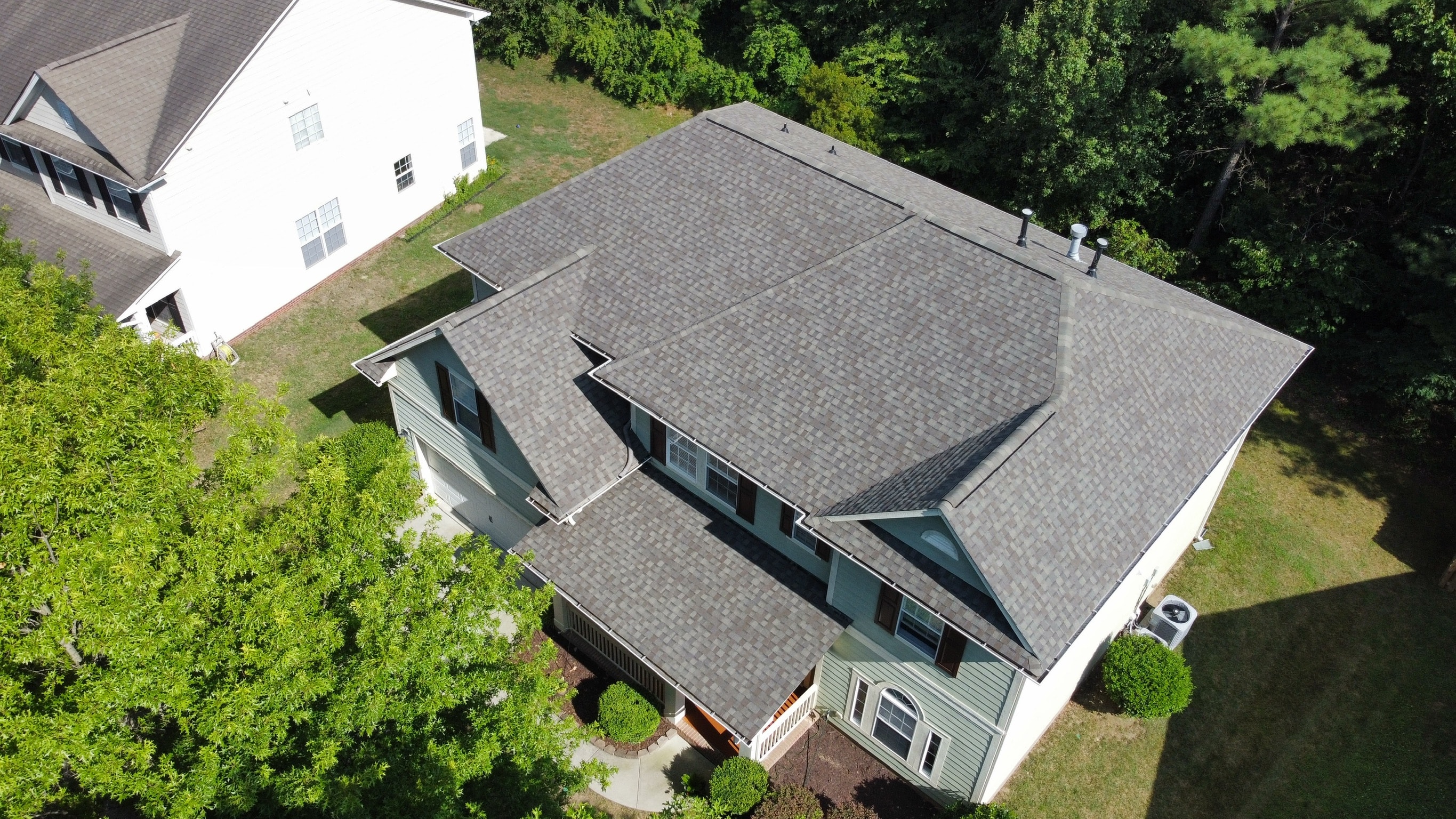 Aerial Roof Replacement — Davidson, NC — A&W Roofing, Davidson, NC | Roof Replacement & Repair Contractor